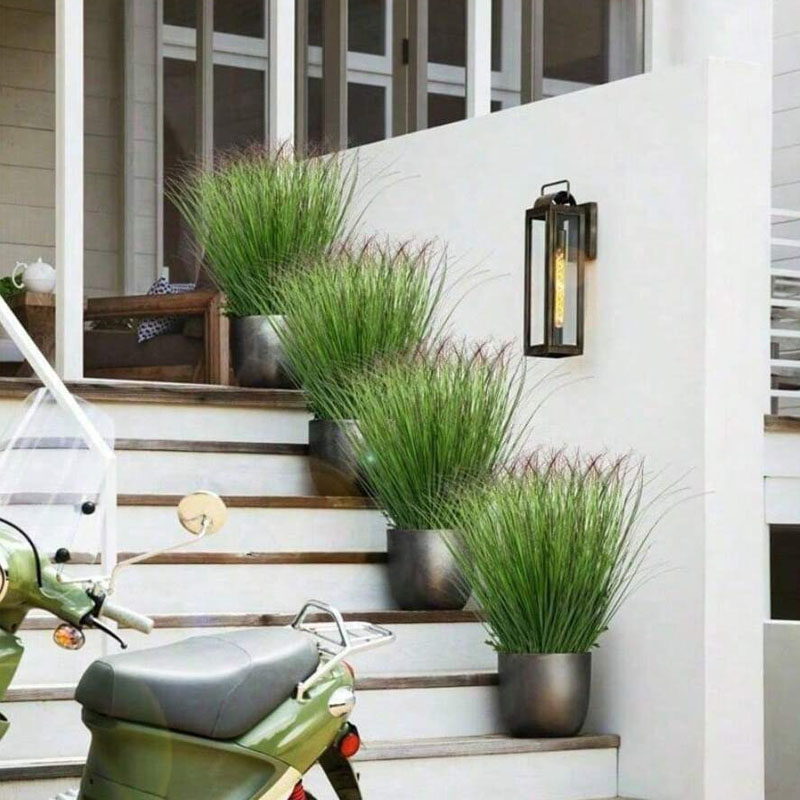 12Pcs Artificial Onion Grass F - Snake Plant 评论和价格