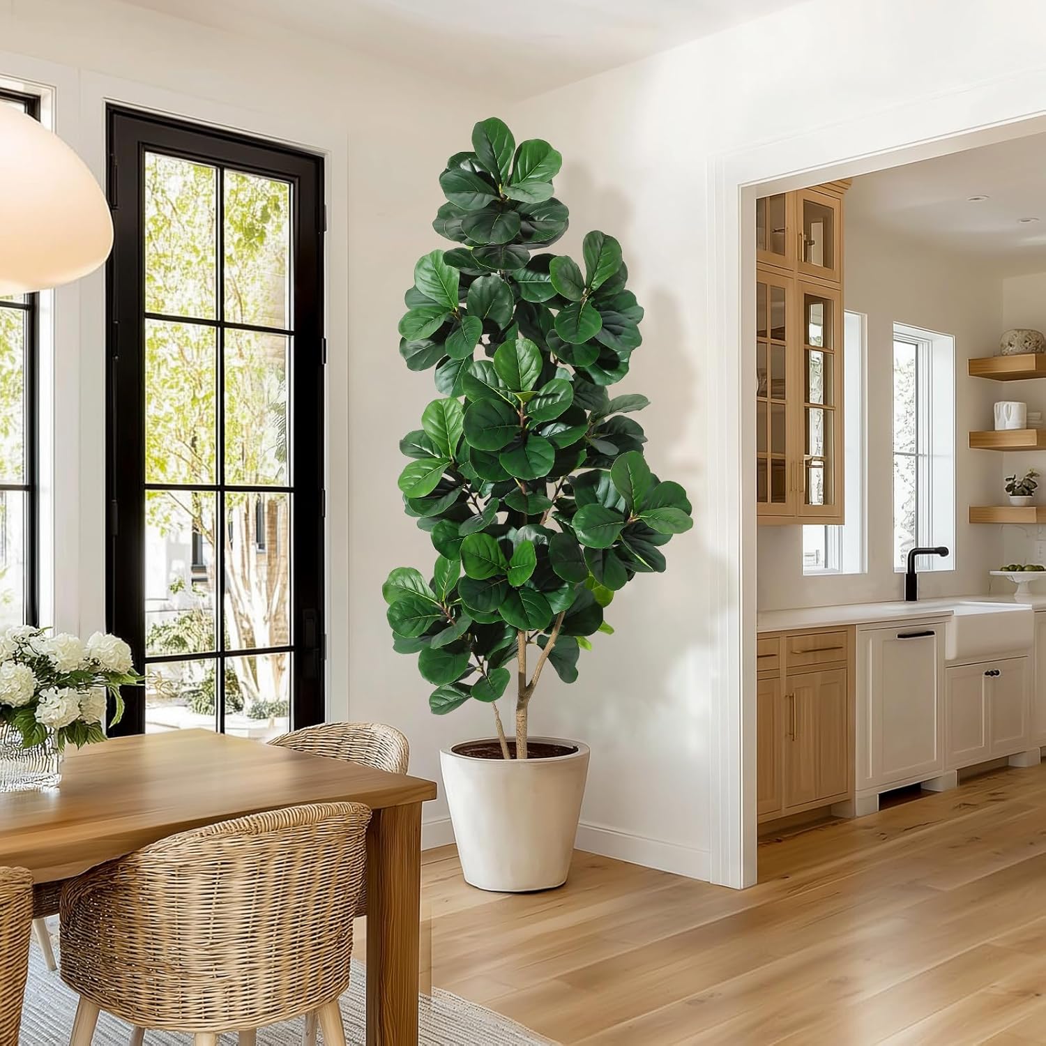4-7 FT Fiddle Leaf Fig Tree Ar - Fiddle Leaf Fig 评论和价格