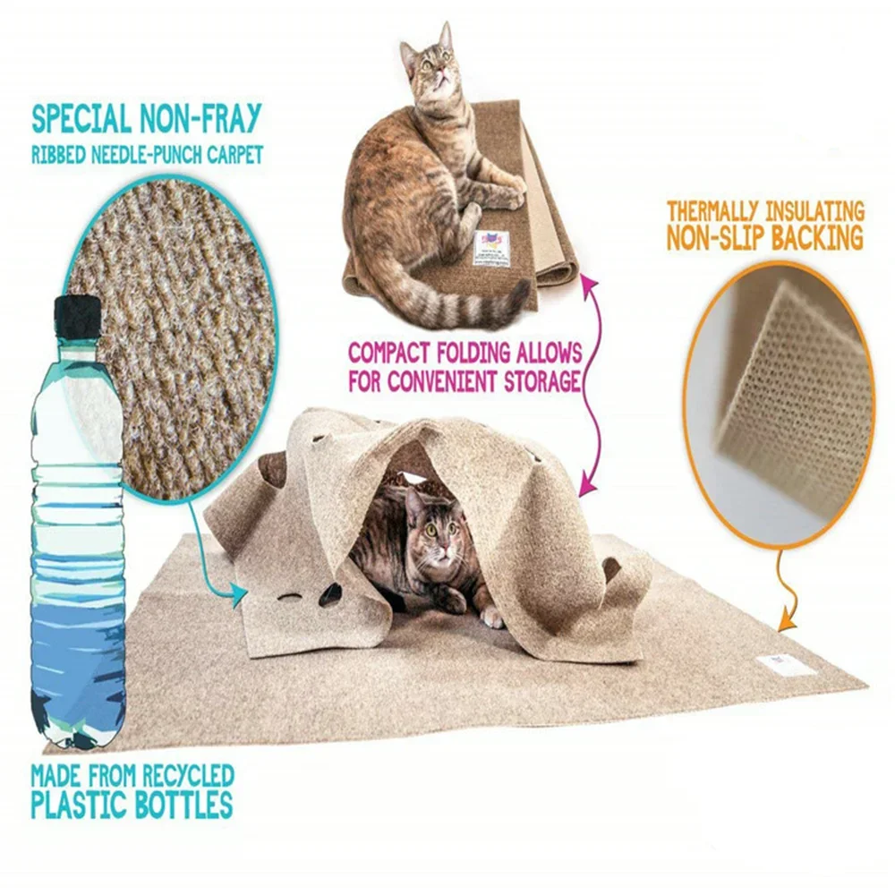 Cat Playing Game Mat Pet Toys  - Repotting Mat 评论和价格
