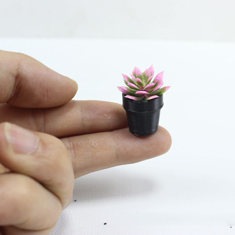 8Pcs Miniature Plastic Potted  - Succulent Set 评论和价格