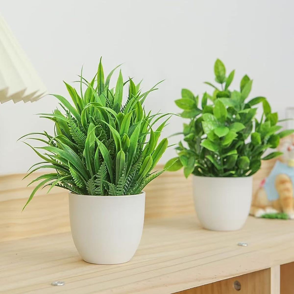 4pcs/set Mini Artificial Plant - Succulent Set 评论和价格